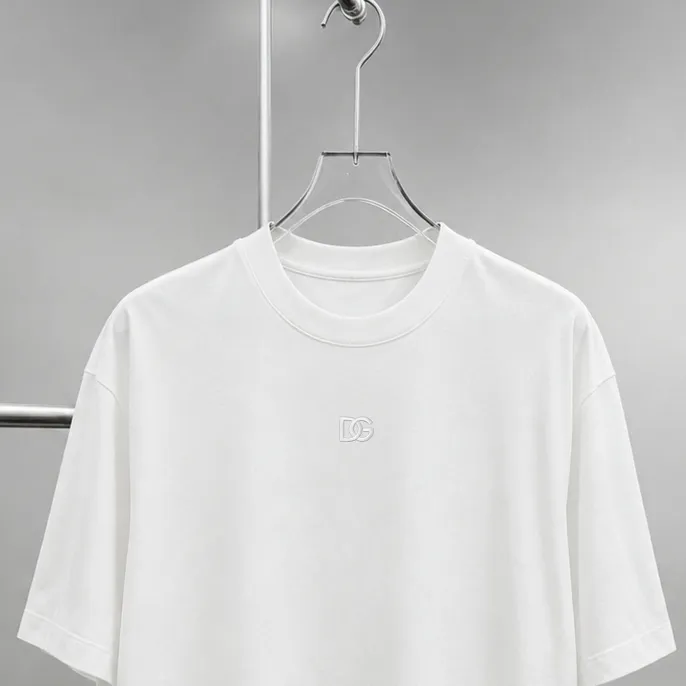 dg～ logo 《 》 ， ， tee， ， Same Style ， : Black White Coffee Brown Size：S（90-130 ） M（125-150 ） L（135-165 ） XL（160-190 ） XXL（185 ）